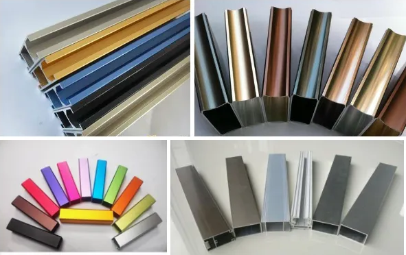 工業鋁合金型材表面處理后的顏色